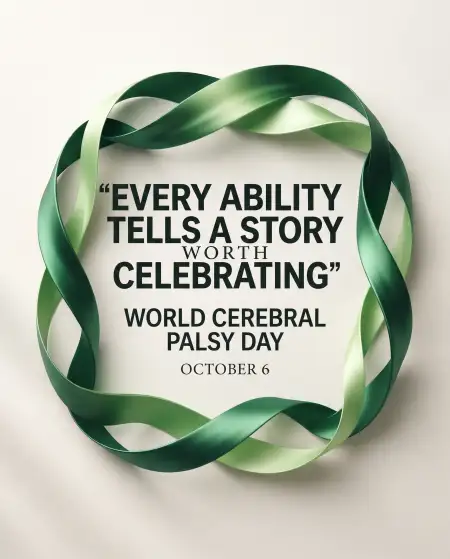 world cerebral palsy day text png 2026