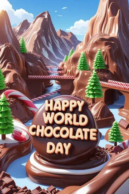 World Chocolate Day 2025 Celebration Quotes - Free Happy World Chocolate Day Download