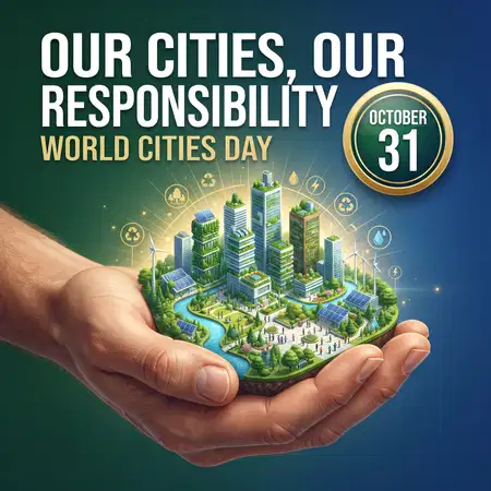 world cities day 2026 eco friendly city design