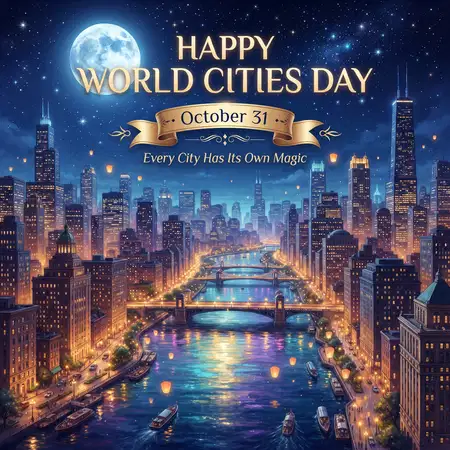 world cities day 2026 greetings