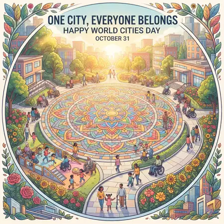 world cities day 2026 unique celebration artwork