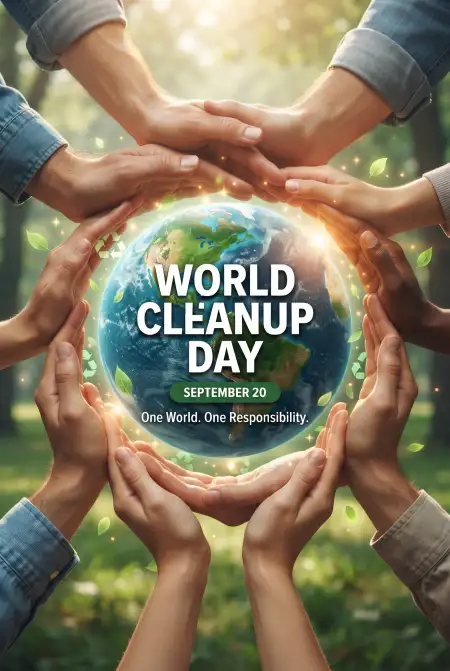 world cleanup day 2026 greetings - World Laughter Day 2026
