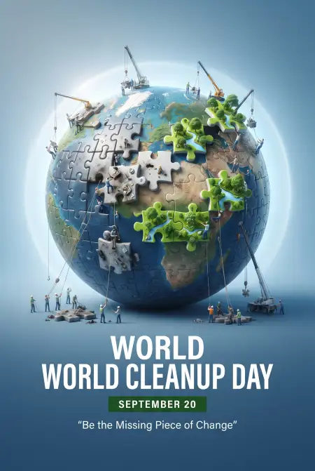 world cleanup day environment protection image