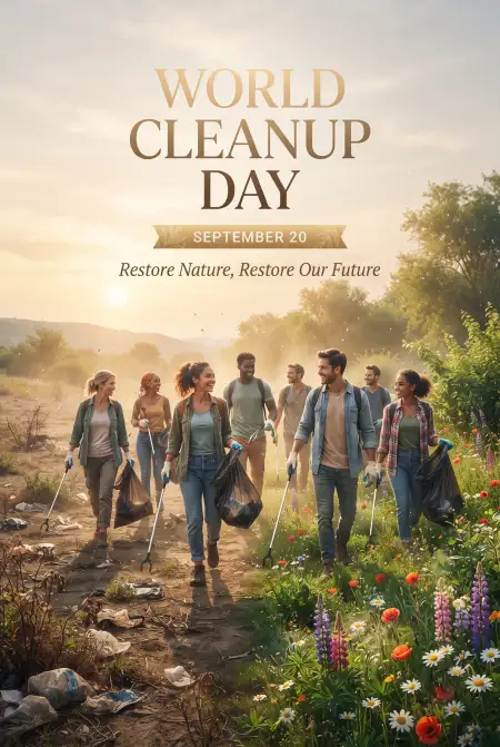 world cleanup day plastic free planet image