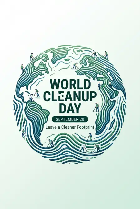 world cleanup day stop plastic pollution