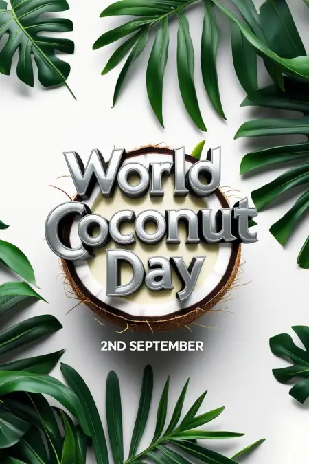 World Coconut Day Slogan In Hindi And English - Free World Coconut Day Download
