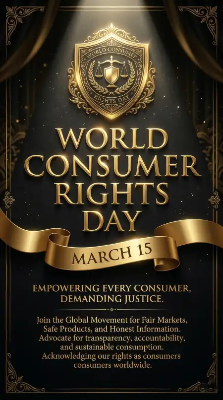 World Consumer Rights Day 15 March Poster - Free World Consumer Rights Day Download