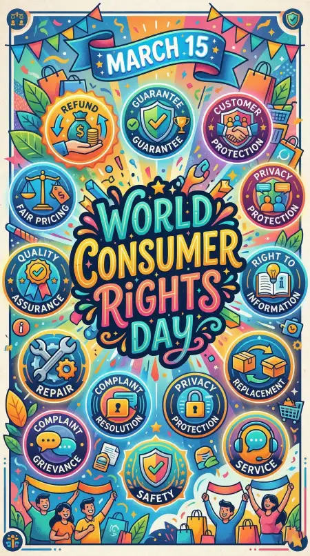 World Consumer Rights Day Modern Consumer Rights Poster - Free World Consumer Rights Day Download
