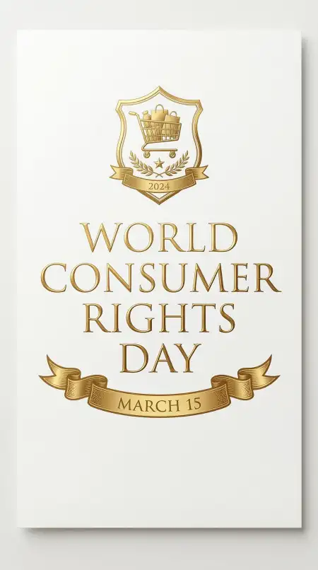 World Consumer Rights Day Modern Poster Template - Free World Consumer Rights Day Download