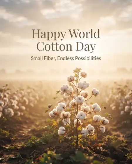 world cotton day cotton industry social media post