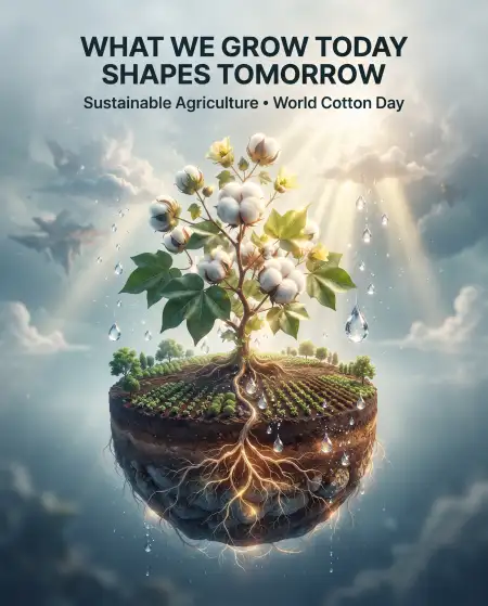 world cotton day event banner