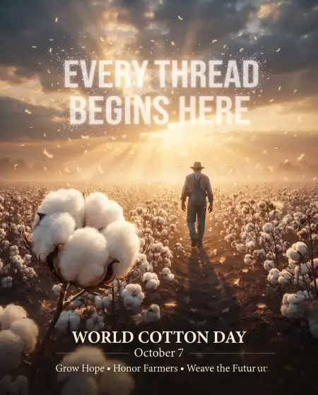 world cotton day messages