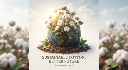 world cotton day social media post 2026