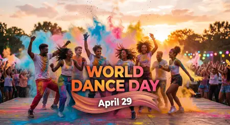 Free World Dance Day 2026 Event Ideas Transparent PNG Download