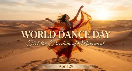 Free World Dance Day 2026 Transparent PNG Download