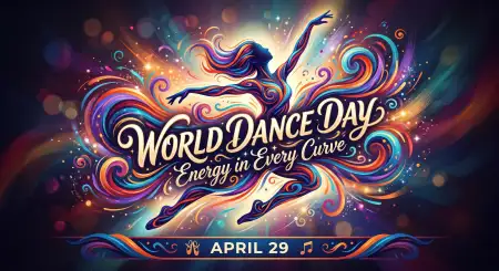Free World Dance Day Quotes Inspirational Transparent PNG Download