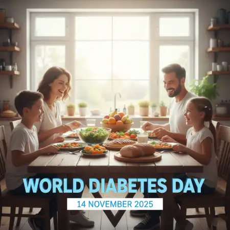 World Diabetes Day 2025 Banner For Health Campaign - Free World Diabetes Day 2025 Download