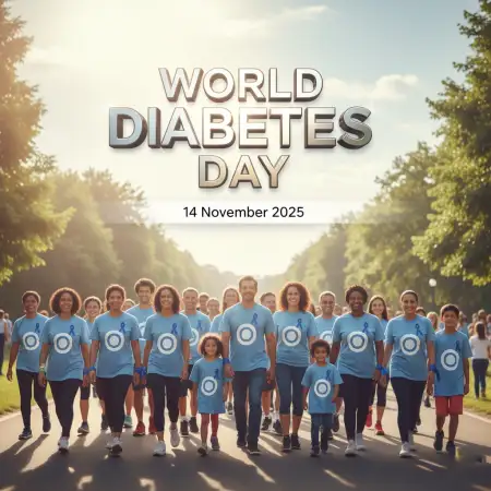 World Diabetes Day 2025 Banner For School - Free World Diabetes Day 2025 Download