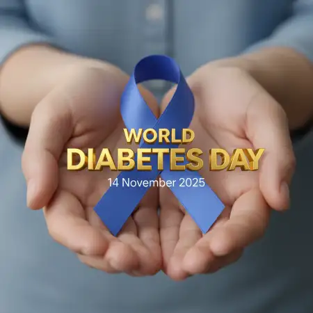 World Diabetes Day 2025 Blue Circle Logo Design - Free World Diabetes Day 2025 Download