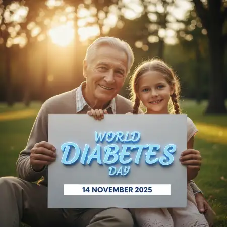 World Diabetes Day 2025 Educational Awareness Poster - Free World Diabetes Day 2025 Download