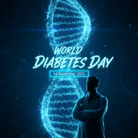World Diabetes Day 2025 Hd Blue Background - Free World Diabetes Day 2025 Download