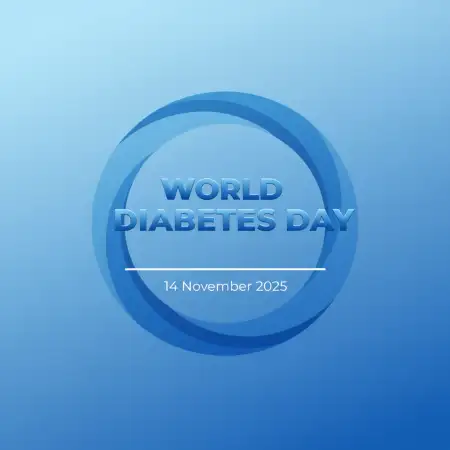 World Diabetes Day 2025 Modern Graphic Poster - Free World Diabetes Day 2025 Download