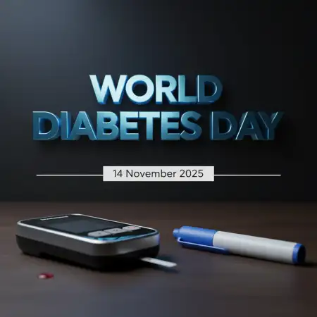 World Diabetes Day 2025 Motivational Quote Image - Free World Diabetes Day 2025 Download