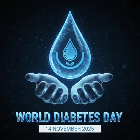World Diabetes Day 2025 Photo Realistic Wallpaper - Free World Diabetes Day 2025 Download