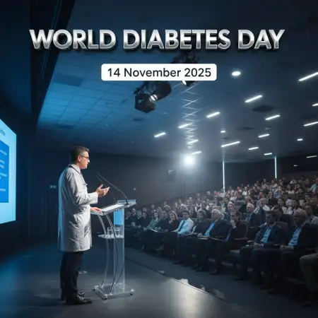 World Diabetes Day 2025 Poster With Slogan - Free World Diabetes Day 2025 Download