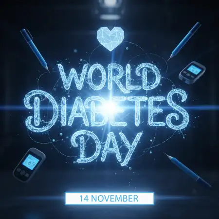 Free World Diabetes Day Awareness Program In Office Background Download