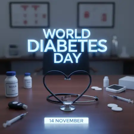Free World Diabetes Day Banner Background Free Download Background Download