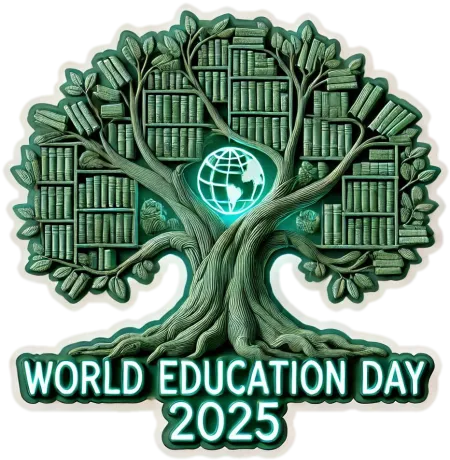 world education day 2025 png designs for social media posts