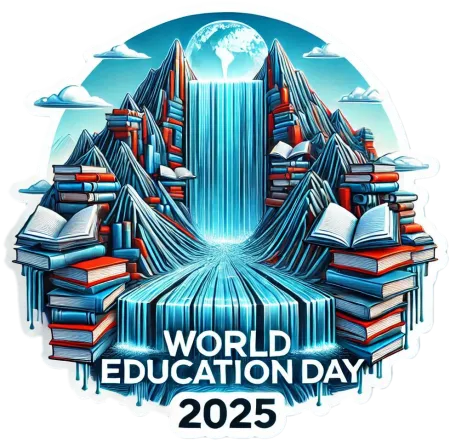 world education day 2025 png for social media posts