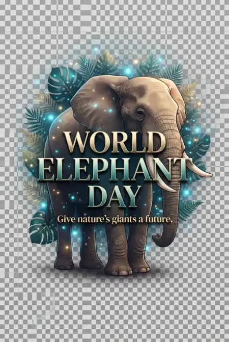 World Elephant Day 2026 Elephant Clipart - Free World Elephant Day 2026 Download