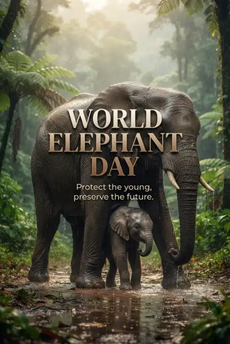 World Elephant Day 2026 Elephant Wildlife Photography - Free World Elephant Day 2026 Download