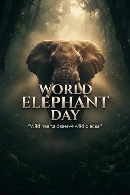 World Elephant Day 2026 Facebook Post - Free World Elephant Day 2026 Download