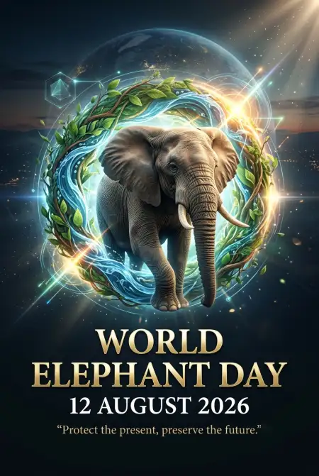 World Elephant Day 2026 Transparent Png - Free World Elephant Day 2026 Download