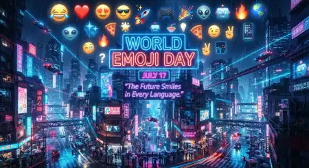 World Emoji Day Digital Poster - Free World Emoji Day Poster 2026 Download