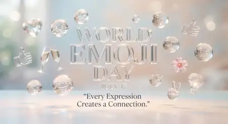 World Emoji Day Graphic Design Poster - Free World Emoji Day Poster 2026 Download