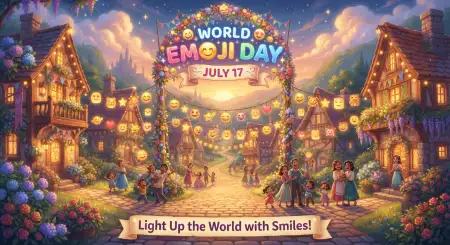 Free World Emoji Day Information Image Download