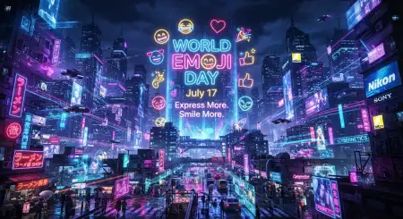 World Emoji Day Poster Background - Free World Emoji Day Poster 2026 Download