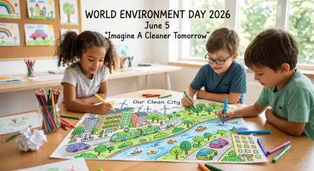 World Environment Day 2026 Childrens Drawing Ideas - Free World Environment Day Kids Artwork 2026 Download