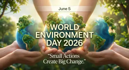 World Environment Day 2026 Climate Action Awareness Post - Free World Environment Day Poster Ideas 2026 Download