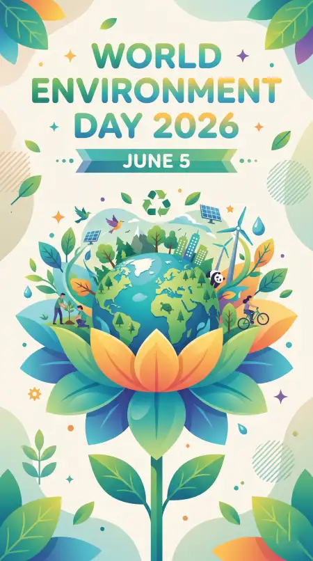 World Environment Day 2026 Eco Friendly Poster Templates - Free World Environment Day 2026 Download