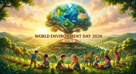 World Environment Day 2026 Nature Conservation Social Media Post - Free World Environment Day Poster Ideas 2026 Download