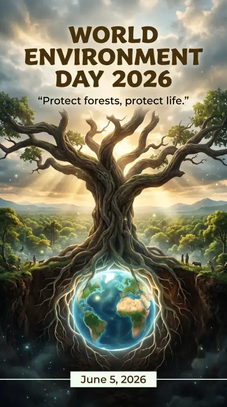 World Environment Day 2026 Protect Nature Quotes - Free World Environment Day 2026 Download