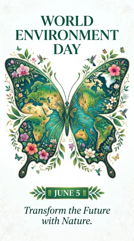 World Environment Day 2026 Theme Greeting Card - Free World Environment Day Theme 2026 Download