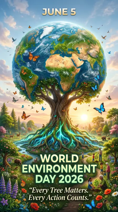 World Environment Day 2026 Theme Poster - Free World Environment Day Theme 2026 Download