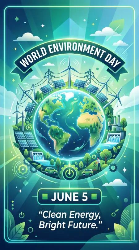 World Environment Day 2026 Theme Printable Poster - Free World Environment Day Theme 2026 Download