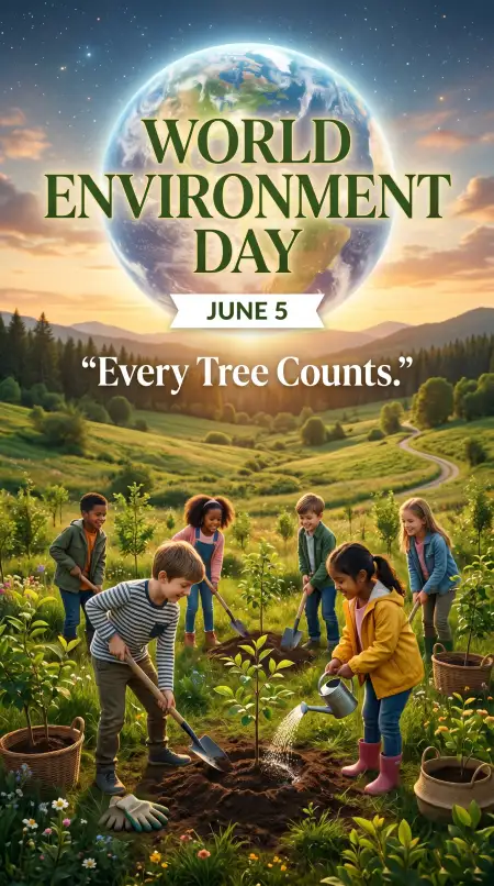 World Environment Day 2026 Trending Eco Awareness Social Media Images - Free World Environment Day Poster Ideas 2026 Download